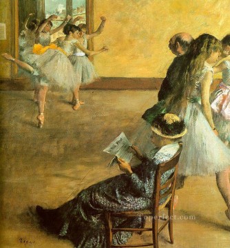 Clase de ballet Impresionismo bailarín de ballet Edgar Degas Pinturas al óleo